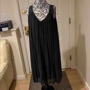 Eileen Fisher Black Midi Dress